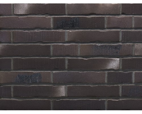 Клинкерная фасадная плитка Stroeher Handstrich 394 schwarzkreide, арт. 7650, DF14 240x52x14 мм