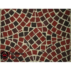 Клінкерна бруківка мозаїка Feldhaus Klinker M403DF gala flamea, DF (мозаїка) 240x118x52 мм