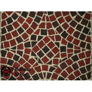 Клинкерная брусчатка мозаика Feldhaus Klinker M403DF gala flamea, DF (мозаика) 240x118x52 мм