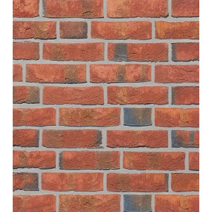 Клинкерный кирпич Roben WASSERSTRICH hellrot-bunt, NF 240x115x71 мм