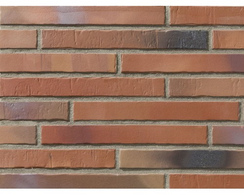 Фасадная плитка (ригель)  Stroeher Glanzstucke №2, DF длинный формат 440x52x14 мм