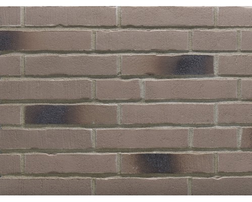 Клинкерная фасадная плитка Stroeher Handstrich 393 eisenasche, арт. 7650, DF14 240x52x14 мм