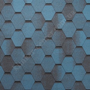 Бітумна черепиця Tegola Super Mosaic (Супер Мозаїка) Синя Ніч