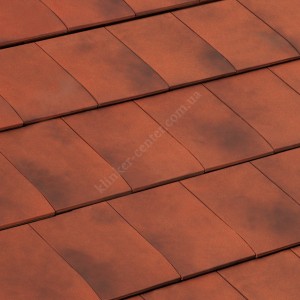 Керамічна черепиця Braas Сігні зістарений червоний