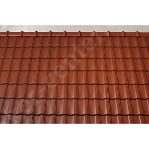 Керамічна черепиця TONDACH Болеро Мідно-коричнева №12 ангобована