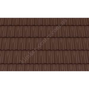 Керамічна черепиця TONDACH Кордон-11 Коричнева №13 ангобована