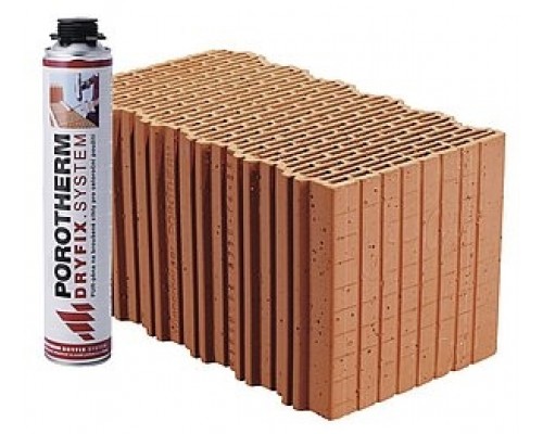 Керамический блок Porotherm Klima Dryfix 44
