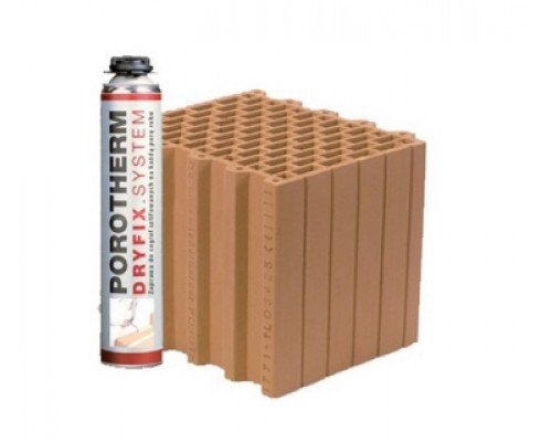 Керамический блок Porotherm Klima Dryfix 30