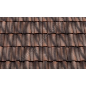 Керамічна черепиця TONDACH Медітеран Срібло №52 ангобована