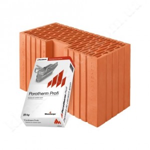 Керамічний блок Porotherm 44 R Profi (кутовий блок)